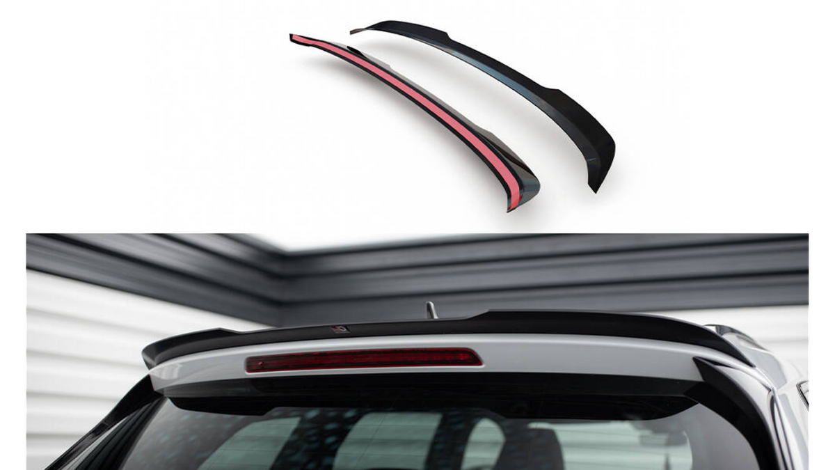 Spoiler Cap V Skoda Kodiaq Mk Sportline Rs Gloss Black Spoilering