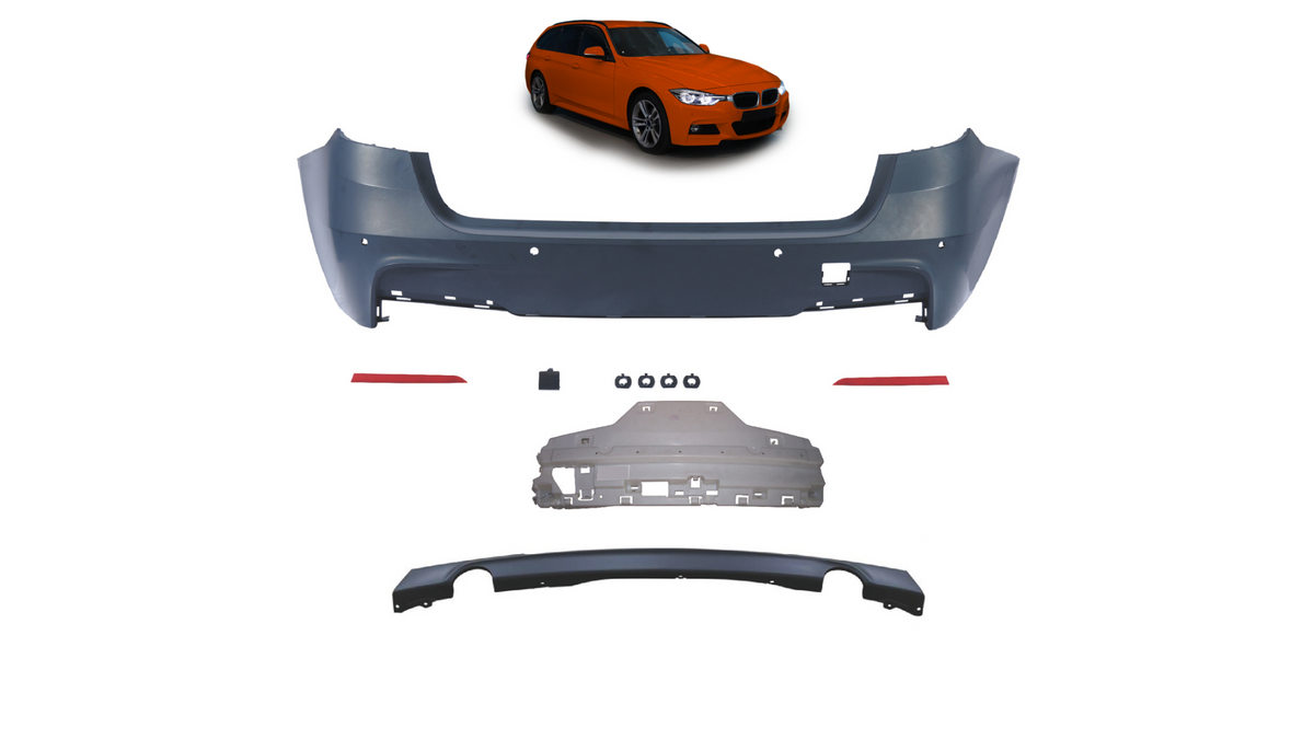 BMW F31 Touring M Sport rear bumper assembly kit 318, 320 pdc models