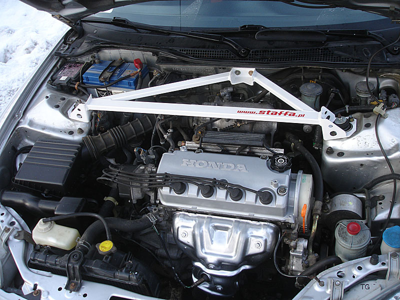 Strut Bar Honda Civic 9101, CRX, Del Sol 3 punktowa TurboWorks Suspension \ Strut Bars