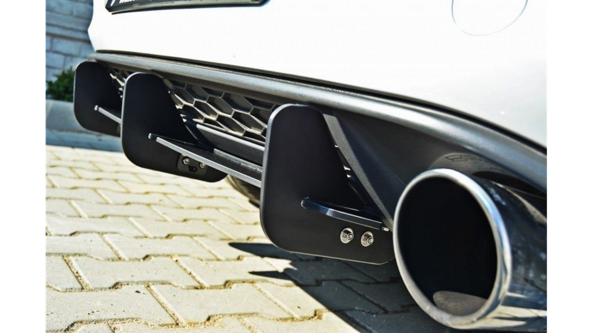 VW GOLF MK7 GTI REAR DIFFUSER & REAR SIDE SPLITTERS | Spoilering ...