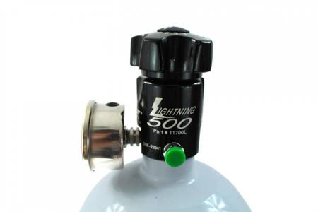 Bottle with Lightning 500 Valve with Gauge 4,5L
