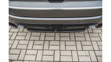 Central Rear Splitter Ford S-Max Vignale Mk2 Facelift Gloss Black