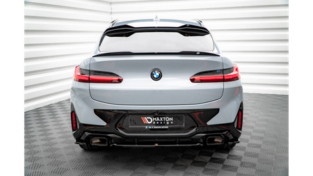 Central Rear Splitter for BMW X4 M-Pack G02 Facelift Gloss Black