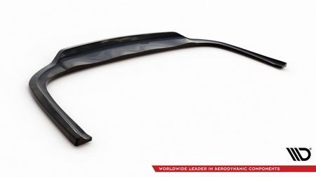 Central Rear Splitter (with vertical bars) Audi A8 D4 Facelift Gloss Black