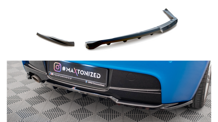 Central Rear Splitter (with vertical bars) BMW 1 M-Pack E87 Facelift