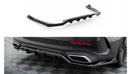 Central Rear Splitter (with vertical bars) Mercedes-Benz E AMG-Line W214