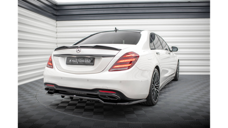 Central Rear Splitter (with vertical bars) Mercedes-Benz S AMG-Line W222 Facelift