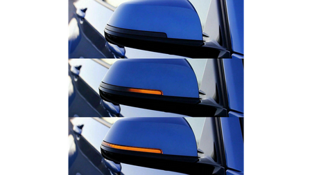 Dynamic LED Side Mirror Indicator Set suitable for BMW 1 (F20, F21) 2 (F22, F23, F87) 3 (F30, F31), 4 (F32, F33, F36) X1 (E84) 2012-2019