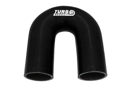 Elbow 180deg TurboWorks Black 45mm