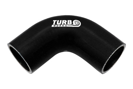 Elbow 90deg TurboWorks Black 28mm