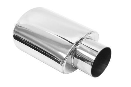 Exhaust Tip 120x75mm enter 63mm Polished