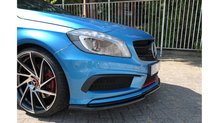 FRONT SPLITTER MERCEDES-BENZ W176 AMG-LINE PREFACE Gloss Black