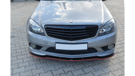 FRONT SPLITTER Mercedes-Benz C Sedan / Estate AMG-Line W204 / S204 Gloss Black