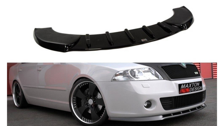 FRONT SPLITTER OCTAVIA 2, FIT ONLY FOR OCTAVIA 2 RS PREFACE MODEL Gloss Black