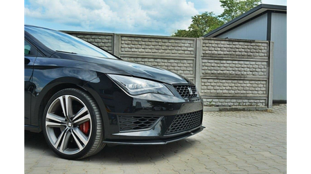 FRONT SPLITTER SEAT LEON III CUPRA / FR Gloss Black