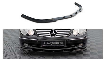 FRONT SPLITTER V.1 MERCEDES CLK W 209 FOR STANDARD VERSION Gloss Black