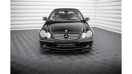 FRONT SPLITTER V.1 MERCEDES CLK W 209 FOR STANDARD VERSION Gloss Black