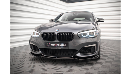 FRONT SPLITTER V.2 BMW 1 F20/F21 M-Power Gloss Black