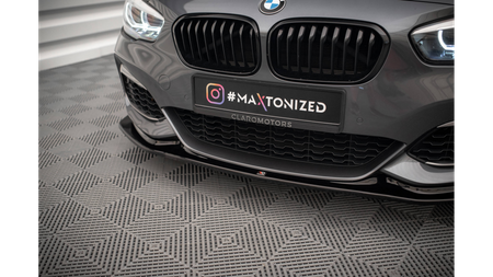 FRONT SPLITTER V.3 BMW 1 F20/F21 M-Power Gloss Black