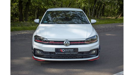 FRONT SPLITTER V.5 VW POLO MK6 GTI Gloss Black