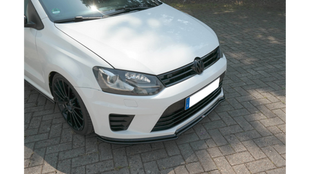 FRONT SPLITTER VOLKSWAGEN POLO MK5 R WRC Gloss Black