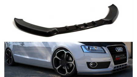 Front Splitter Audi A5 8T Gloss Black