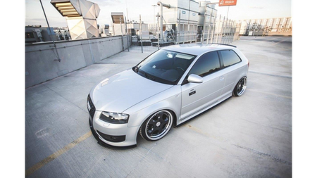 Front Splitter Audi S3 8P Gloss Black