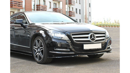 Front Splitter Mercedes-Benz CLS C218 Gloss Black