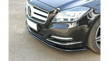 Front Splitter Mercedes-Benz CLS C218 Gloss Black