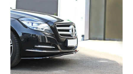 Front Splitter Mercedes-Benz CLS C218 Gloss Black