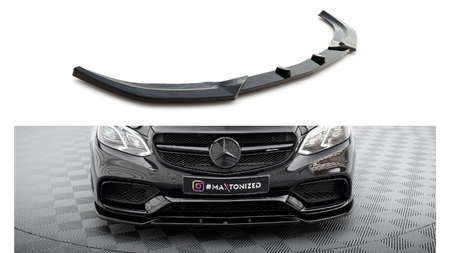 Front Splitter Mercedes-Benz E63 AMG Sedan W212 Facelift Gloss Black