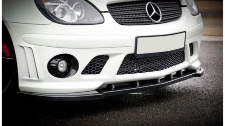 Front Splitter Mercedes SLK R170 For AMG 204 Bumper Gloss Black