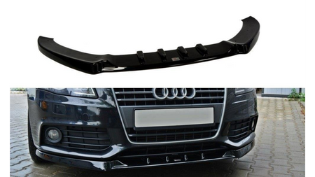 Front Splitter V.1 Audi A4 B8 Gloss Black