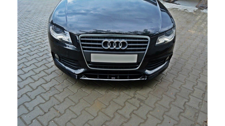 Front Splitter V.1 Audi A4 B8 Gloss Black