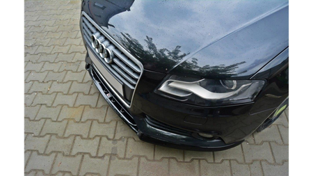 Front Splitter V.1 Audi A4 B8 Gloss Black