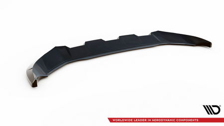 Front Splitter V.1 Audi Q4 e-tron Sportback Mk1 Gloss Black