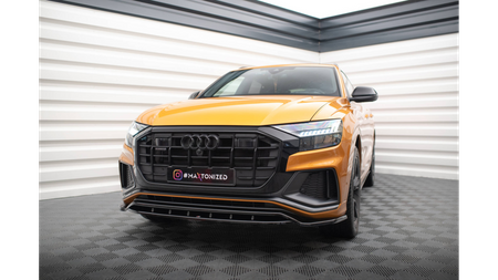 Front Splitter V.1 Audi Q8 S-line / SQ8 Mk1 Gloss Black