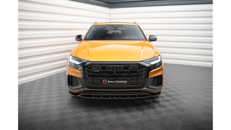 Front Splitter V.1 Audi Q8 S-line / SQ8 Mk1 Gloss Black