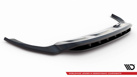 Front Splitter V.1 Audi Q8 S-line / SQ8 Mk1 Gloss Black