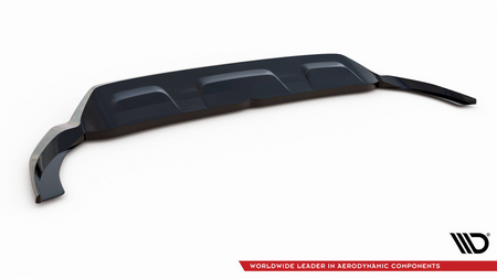 Front Splitter V.1 Audi Q8 S-line / SQ8 Mk1 Gloss Black