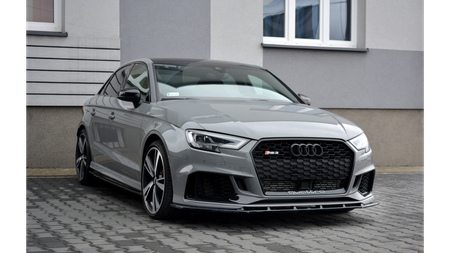 Front Splitter V.1 Audi RS3 8V FL Sedan Gloss Black