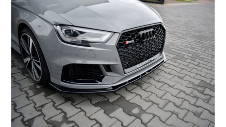 Front Splitter V.1 Audi RS3 8V FL Sedan Gloss Black