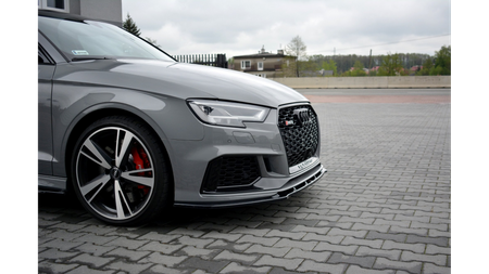 Front Splitter V.1 Audi RS3 8V FL Sedan Gloss Black