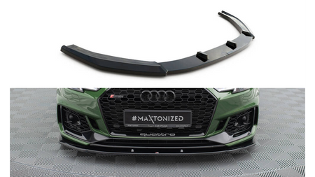 Front Splitter V.1 Audi RS4 B9 Gloss Black