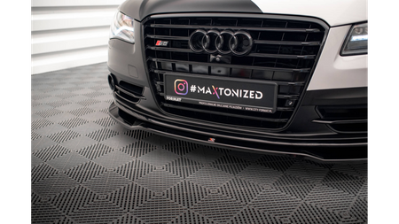 Front Splitter V.1 Audi S8 D4 Gloss Black