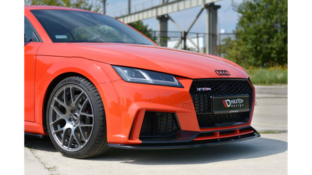 Front Splitter V.1 Audi TT RS 8S Gloss Black