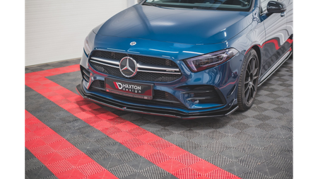 Front Splitter V.1 Mercedes A35 AMG Aero W177 Gloss Black