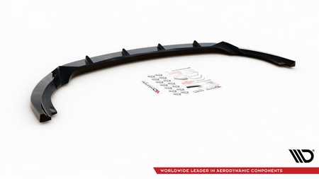 Front Splitter V.1 Mercedes-Benz A W176 Gloss Black