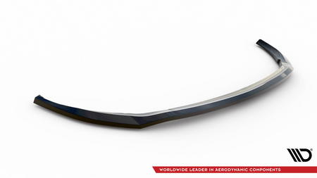 Front Splitter V.1 Mercedes-Benz C AMG Line Sedan / Coupe W205 / C205 Facelift Gloss Black