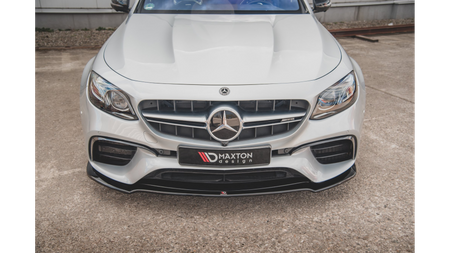 Front Splitter V.1 Mercedes-Benz E63 AMG Estate/Sedan S213/W213 Gloss Black